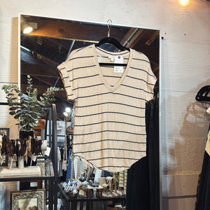 Striped Slub Tee