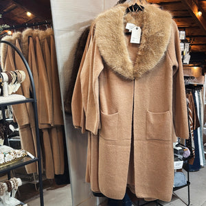 FurCollar Cardigan