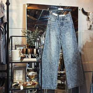 Floral Wideleg Jeans