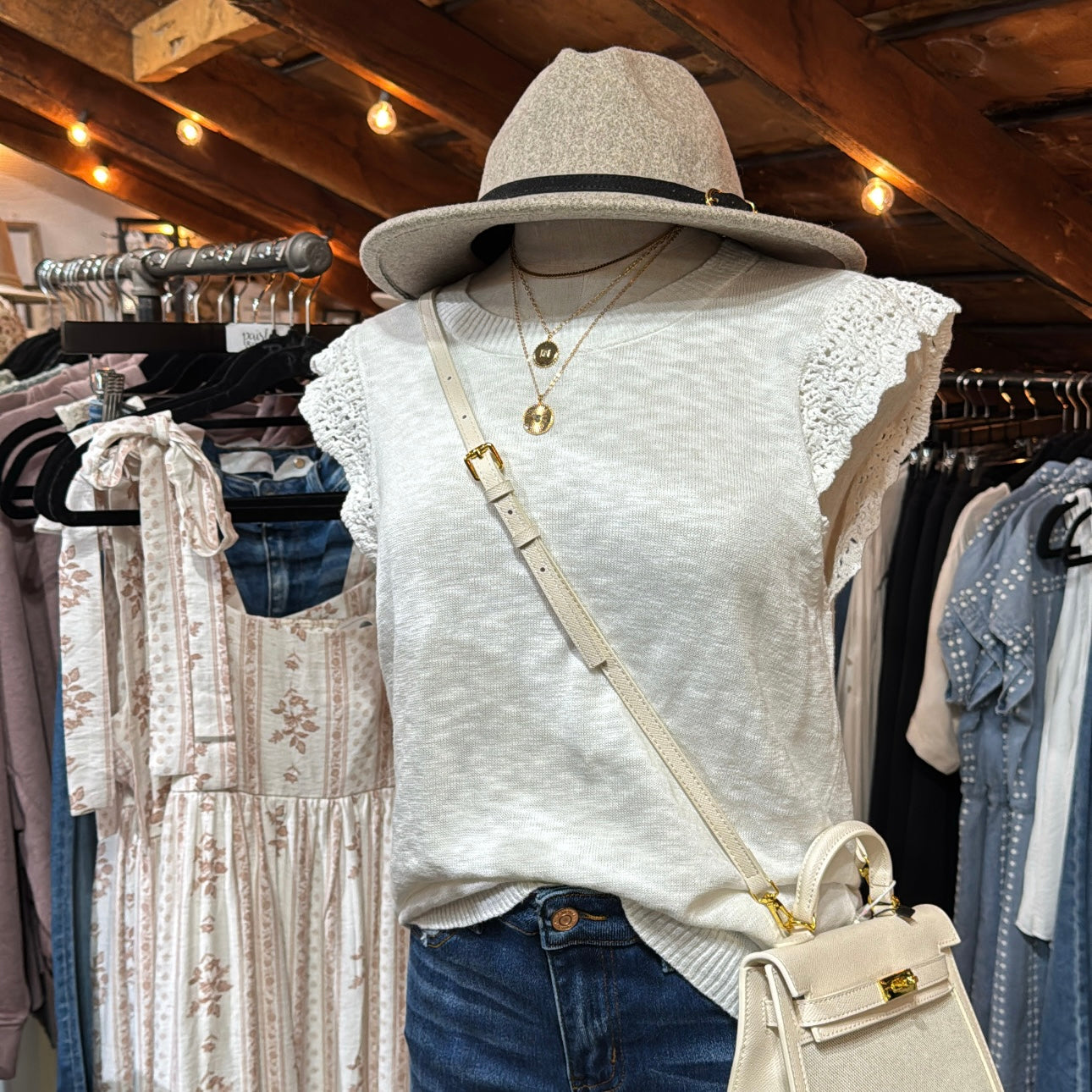 Crochet Sleeve Tank