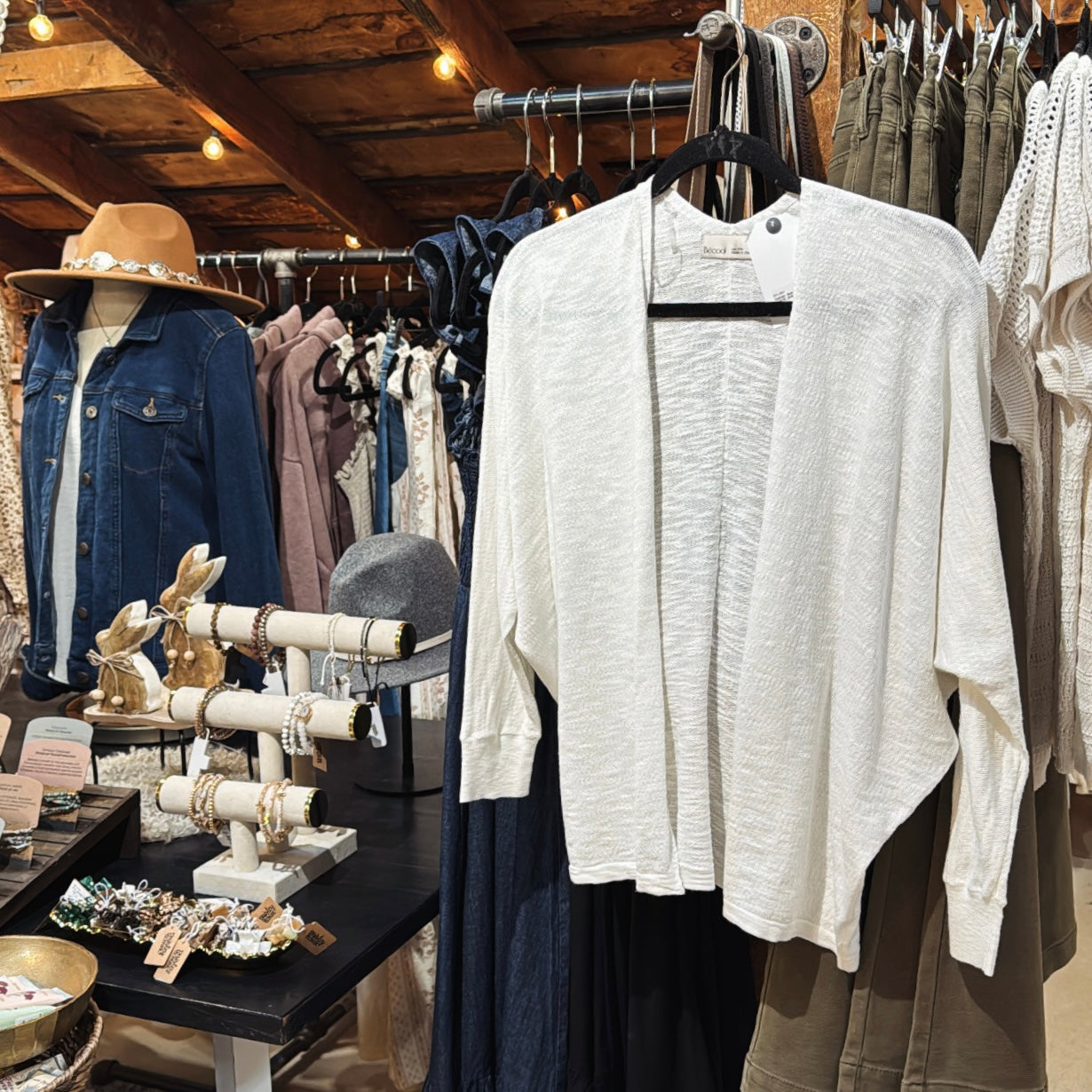 Dolman Slub Cardigan