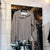 Striped&Button Sweatshirt