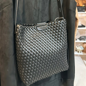 Isadora Woven Bucket Bag