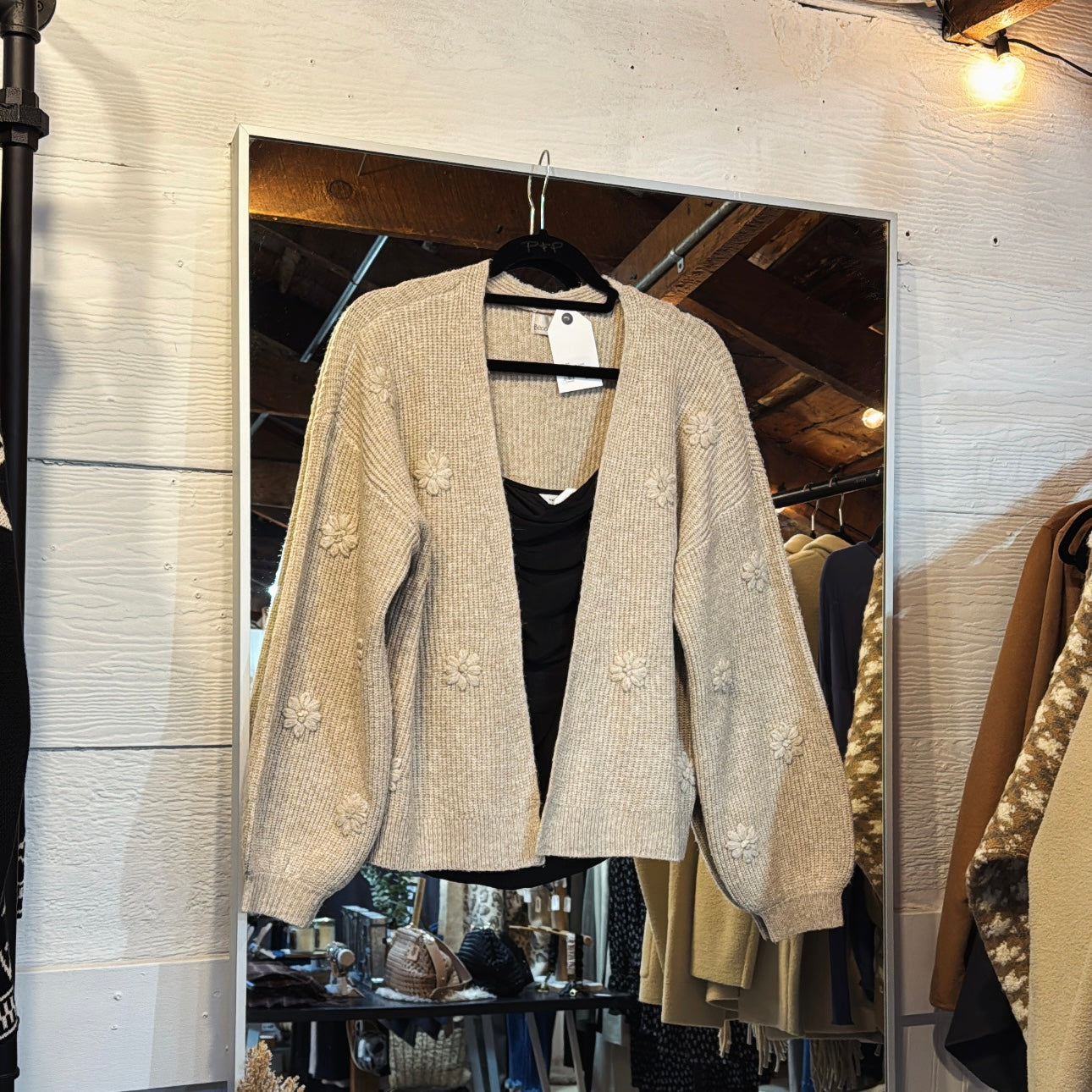 Floral Sleeve Cardigan