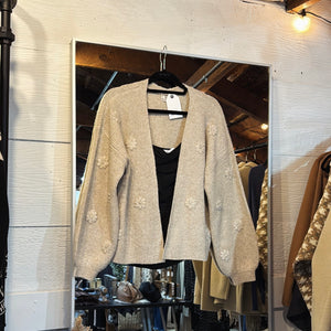 Floral Sleeve Cardigan
