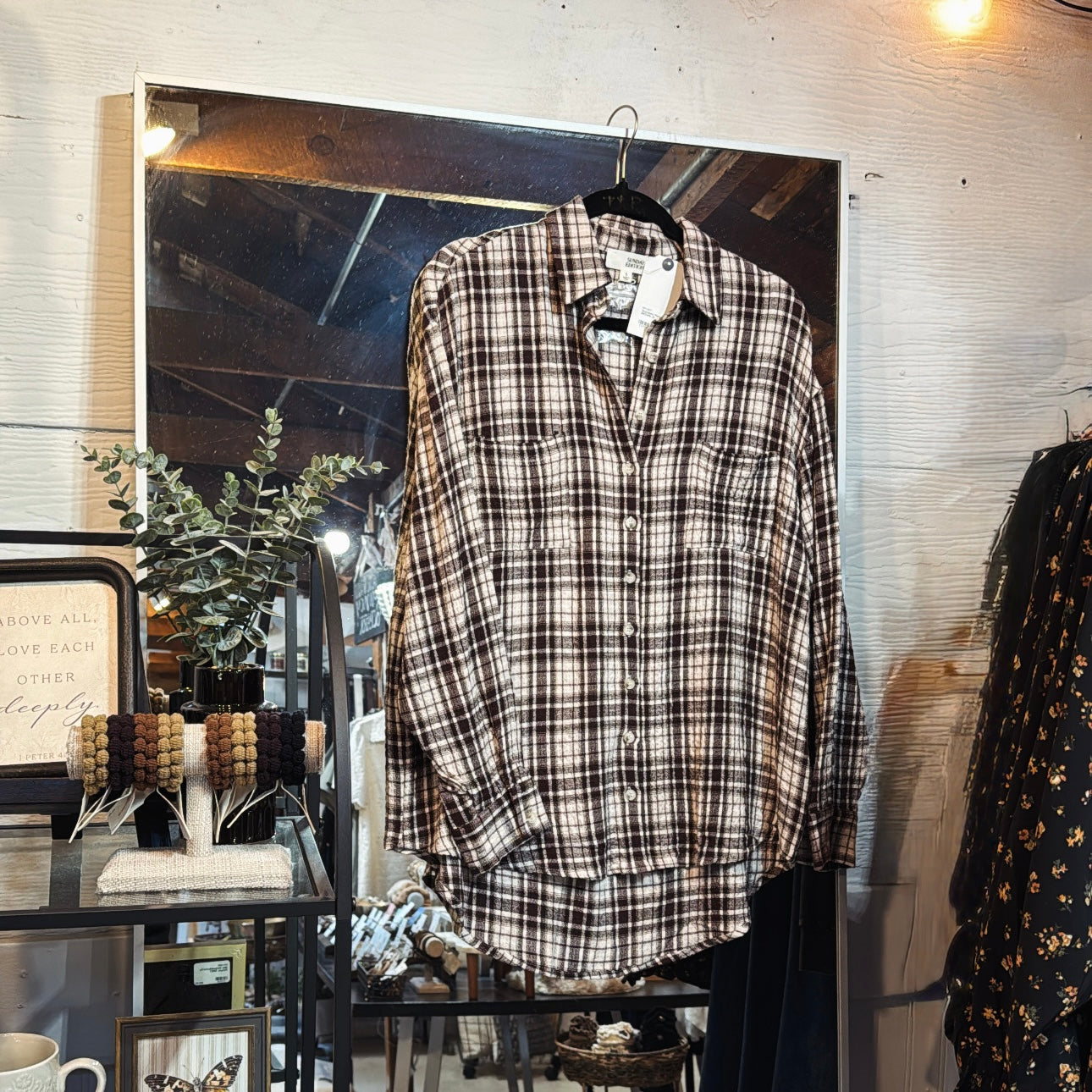 Oversized Plaid Shirt