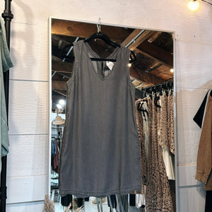 Scallop Tencel Dress