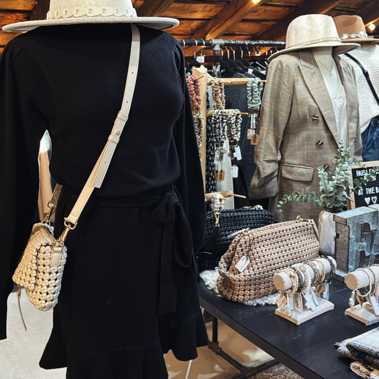 Knit RuffleHem Dress