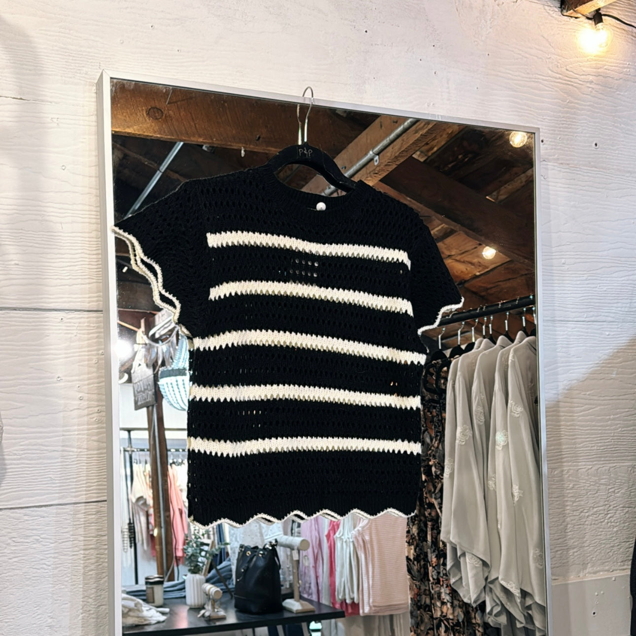 Scallop SS Sweater