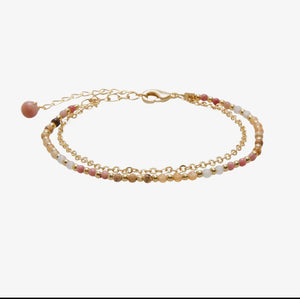 NaturalStone Layered Bracelet