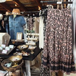 Paisley&Floral Maxi Skirt