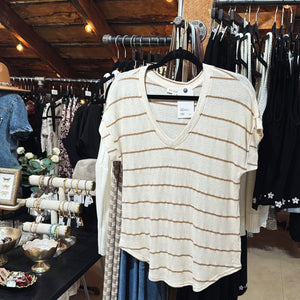 Striped Slub Tee