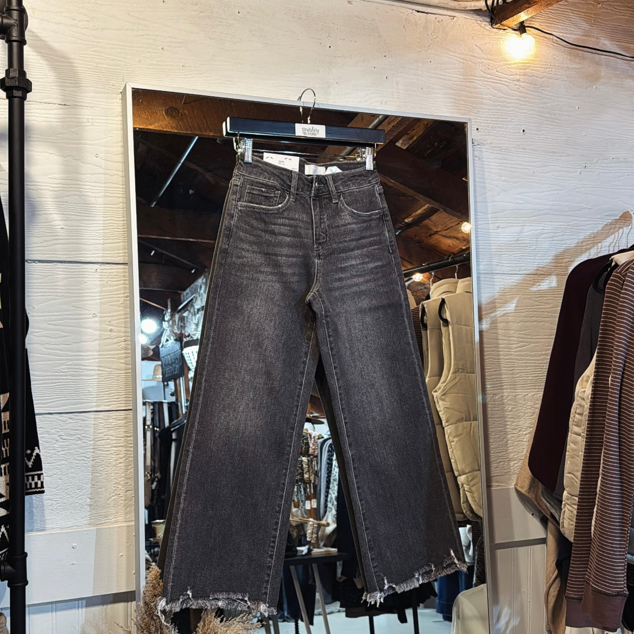 HR Wideleg Crop Jeans