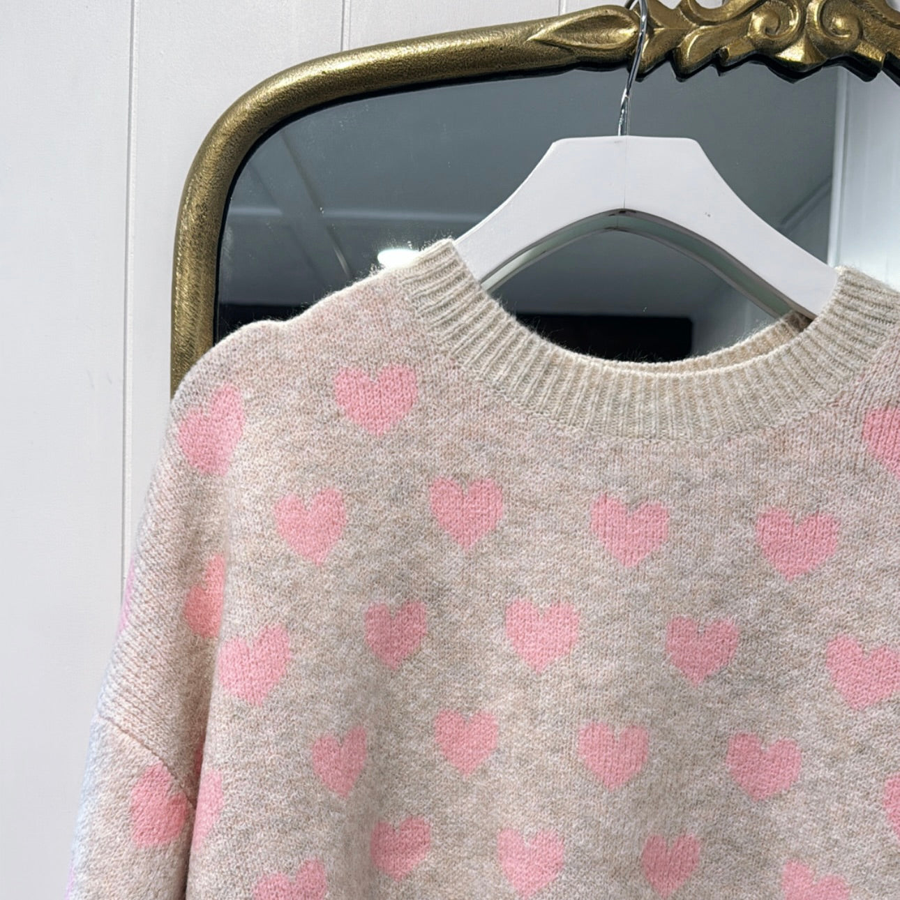 Pink Heart Pullover