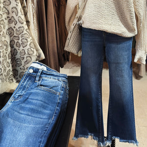 HR Kickflare Jeans Distressed