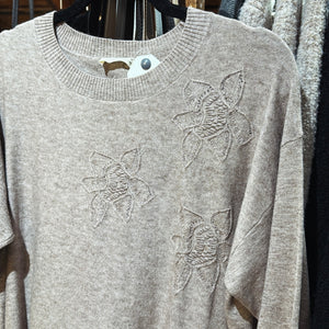 Embroidered Floral Sweater