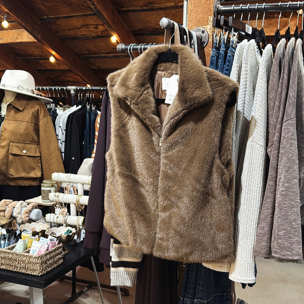 FauxFur Zip Vest