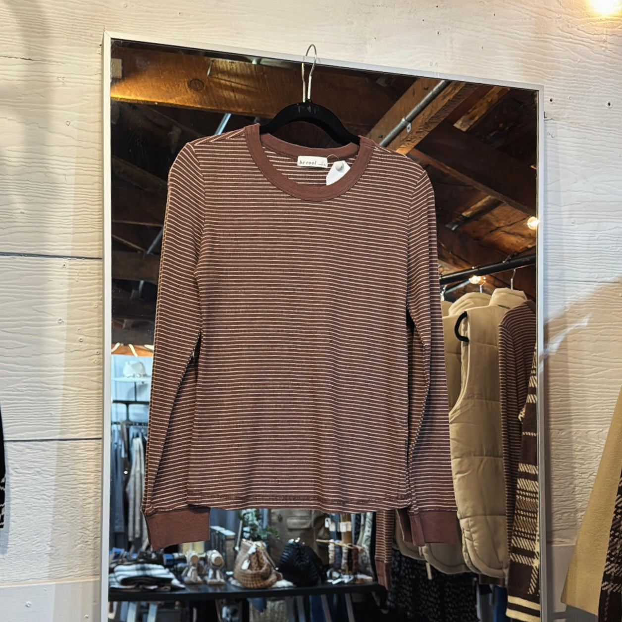 Stripe Thermal Top