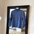 Dusty Blue Mockneck