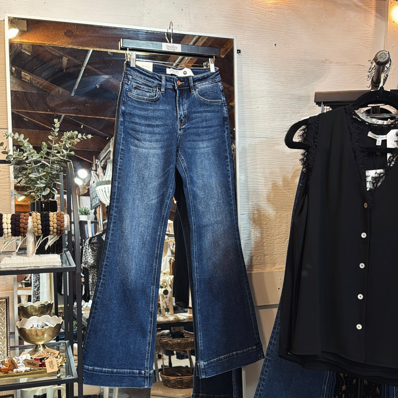 HR TrouserHem Flare Jeans