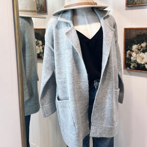 Cozy Sweater Coat - Grey