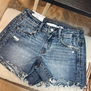 MR Studded Jean Shorts
