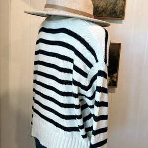 Knitted Stripe Cardigan