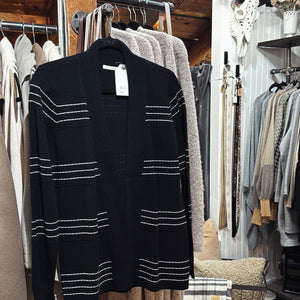 Stitch Striped Cardigan