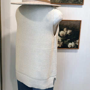 Notched Sweater Tank