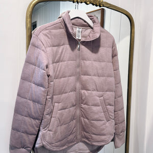 Quilted Zip Sweatshirt