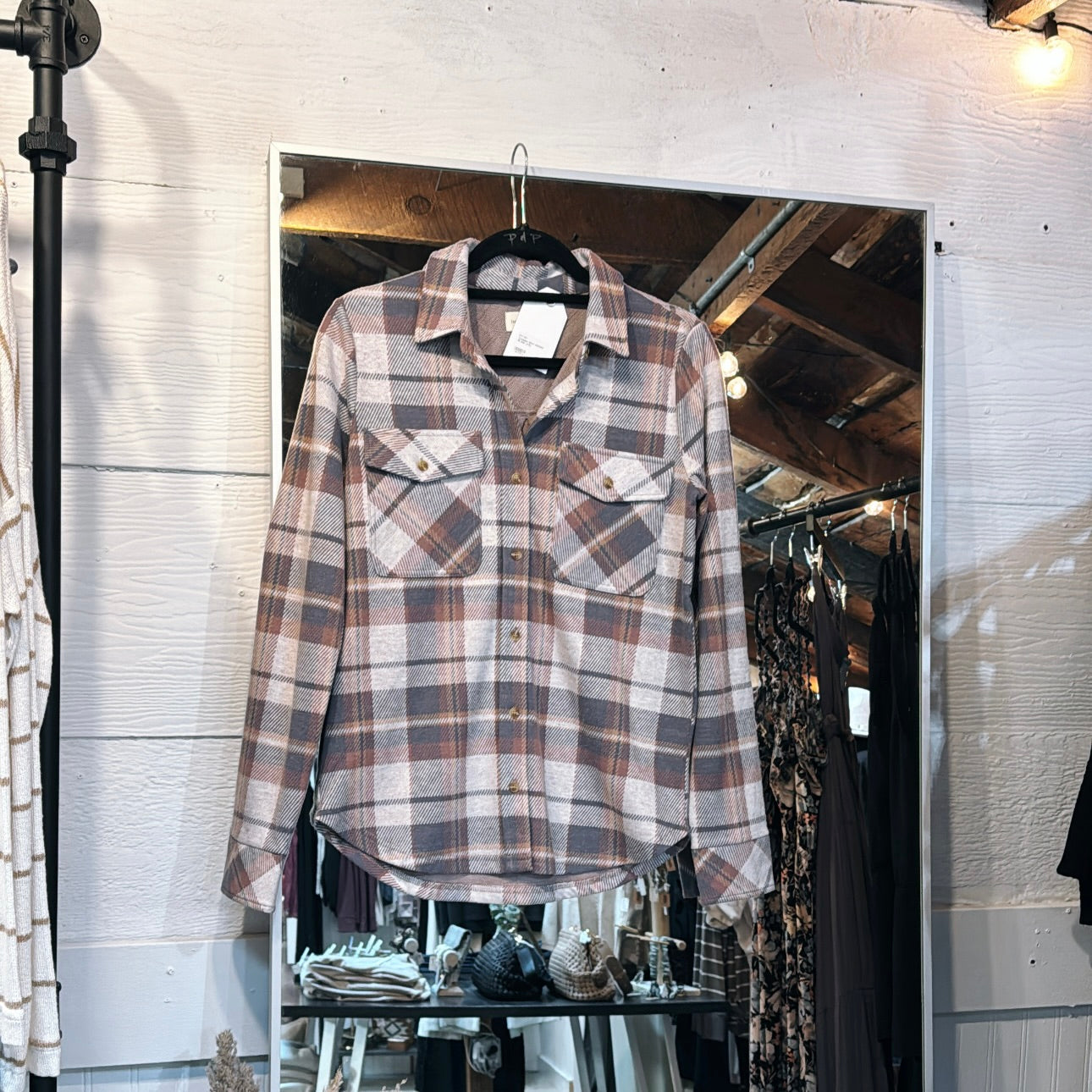 Cassian Shirt - Indigo Plaid