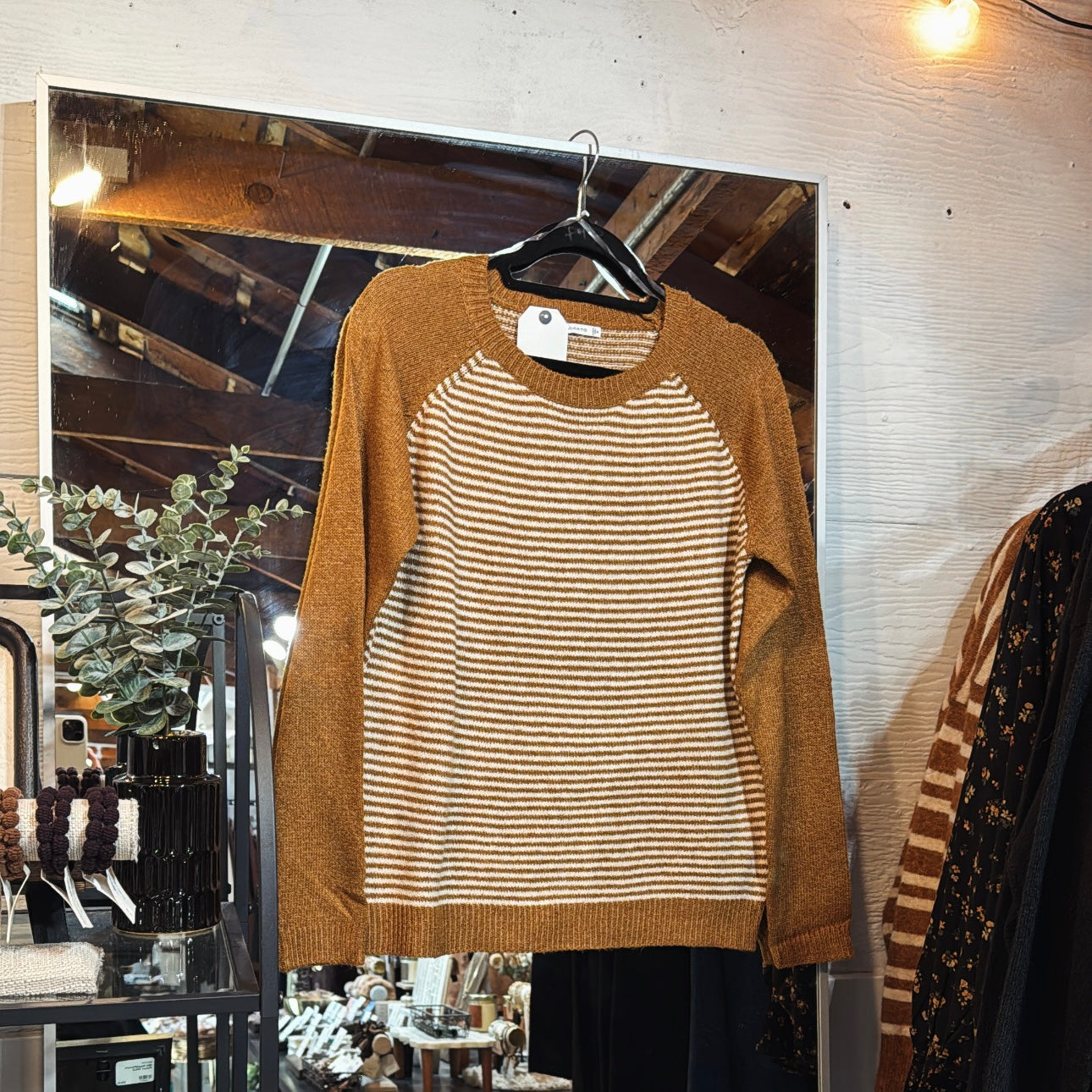 Striped Baseball Sweater