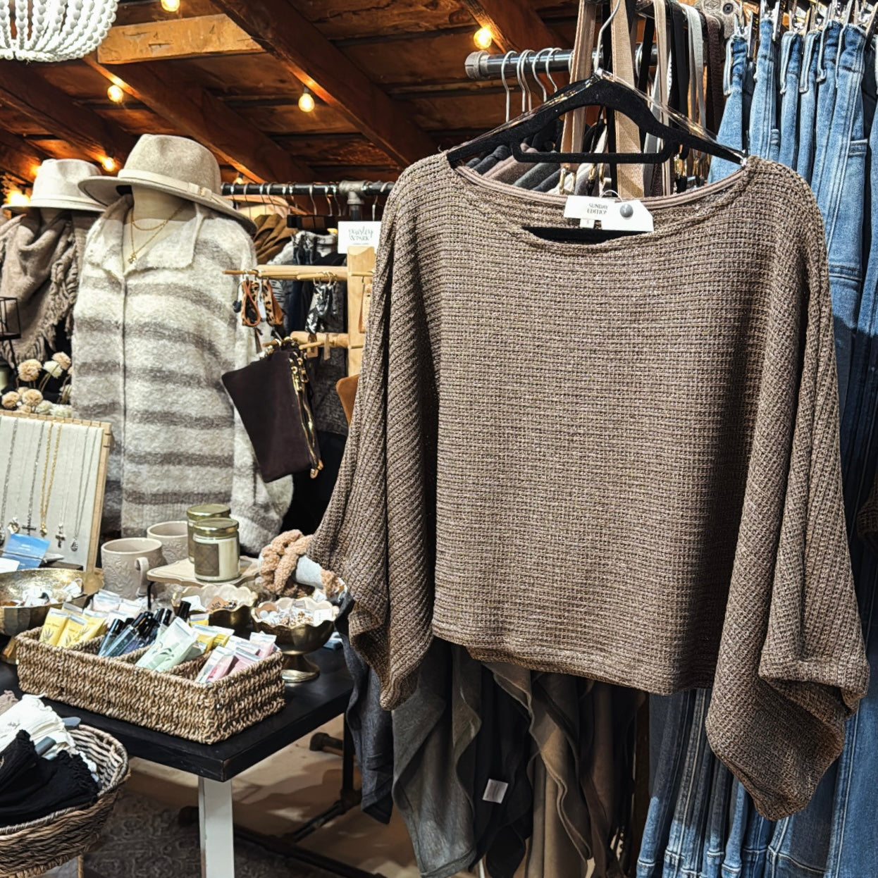 Boatneck/Batwing Top