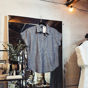 Linen Striped SS Top