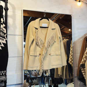 Fringe Knit Coatigan