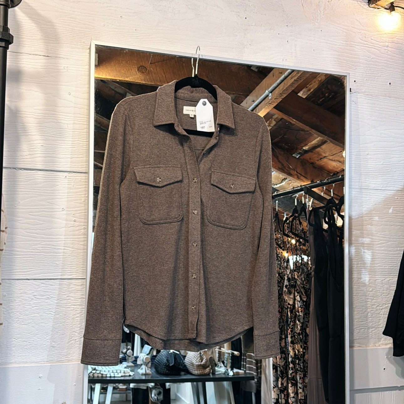 Cassian Shirt - Heather Brown