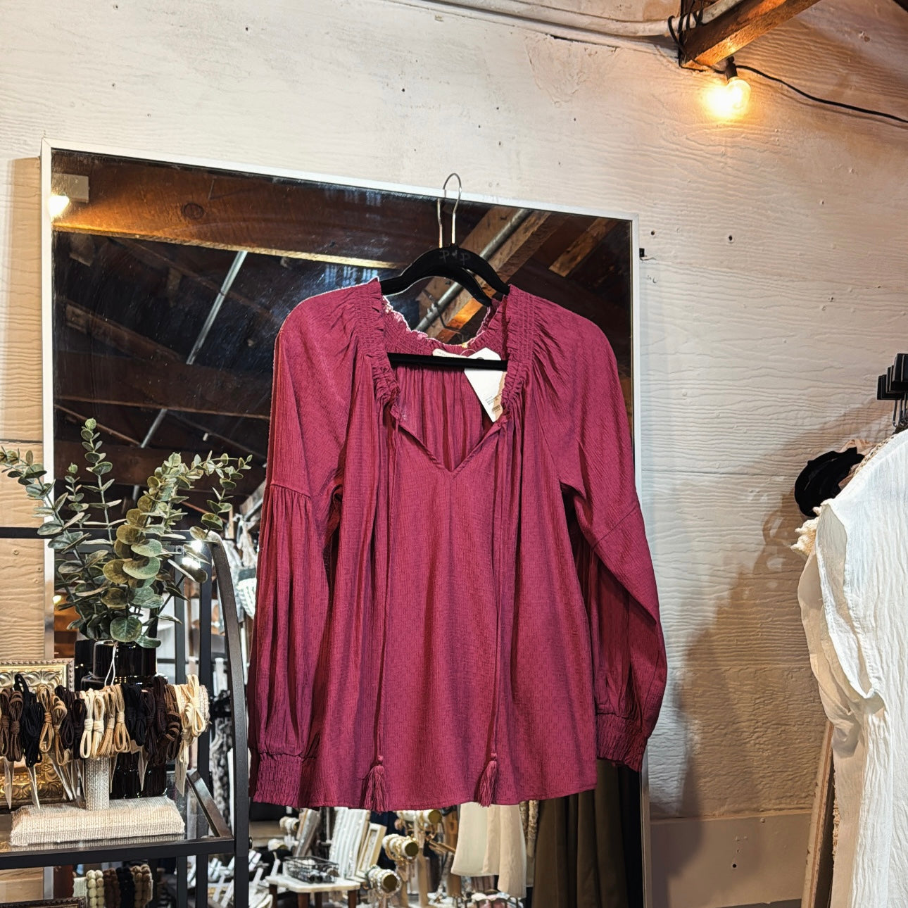 Bishop Sleeve Blouse