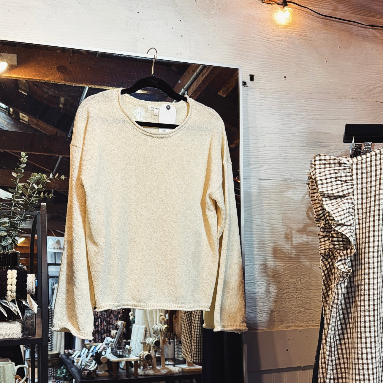 Textured Pullover Sweater