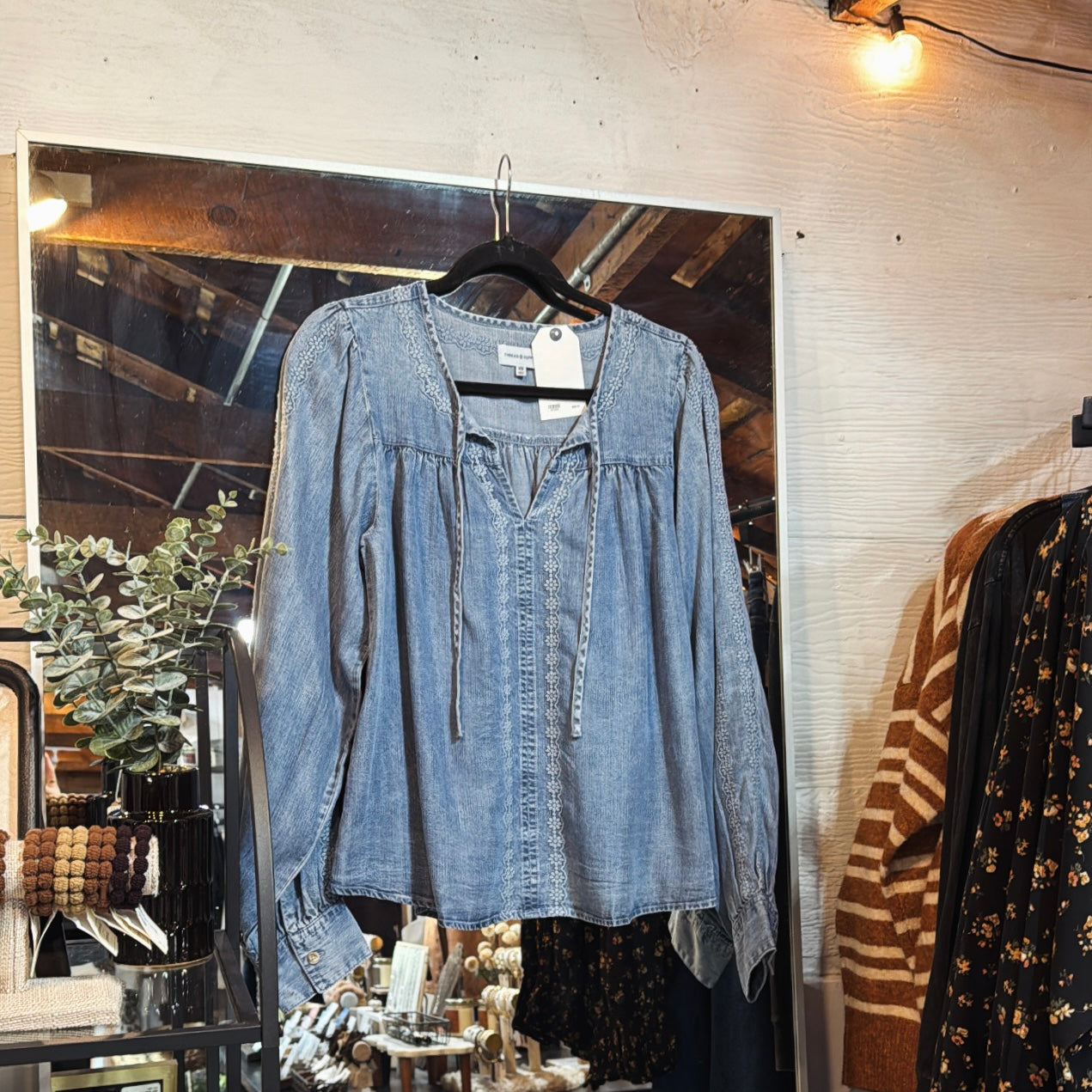 Rae Chambray Blouse