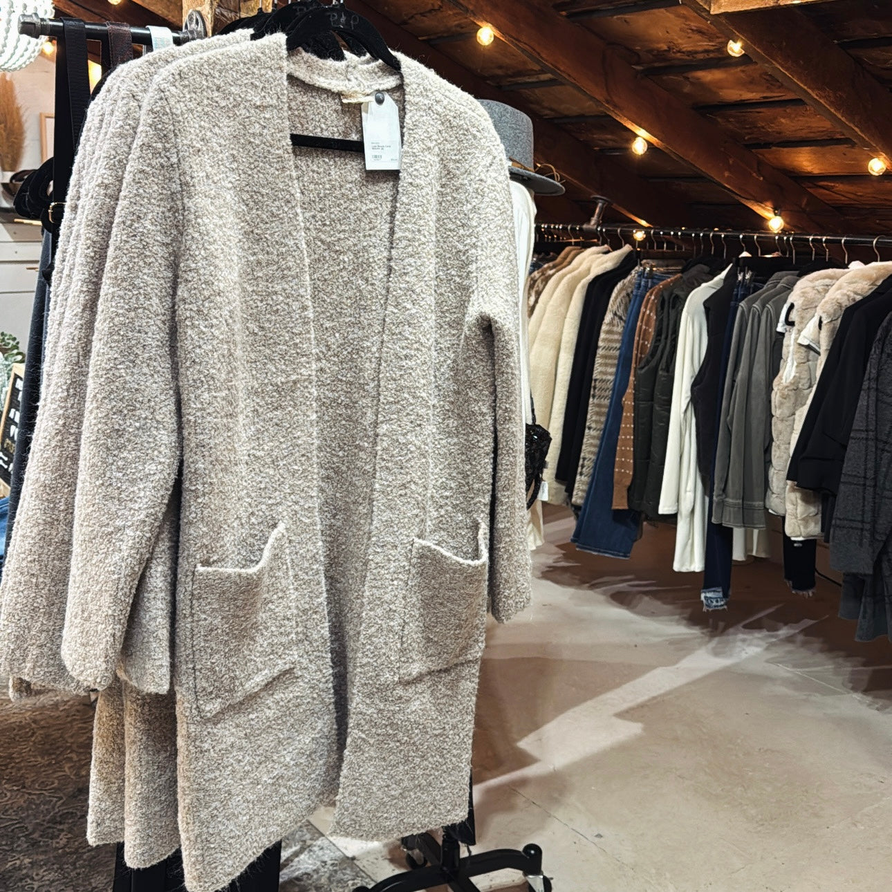 Luxe Boucle Cardigan