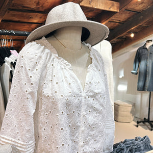 Eyelet Blouse