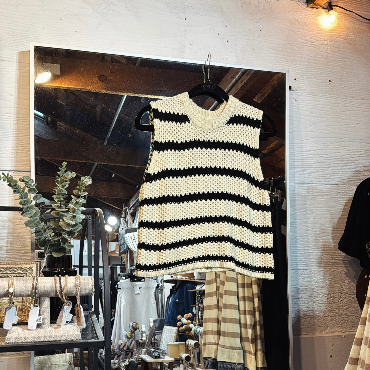 ChunkyStripe Tank