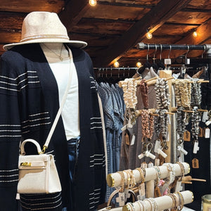 Stitch Striped Cardigan