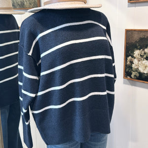 Stripe Dolman Sweater