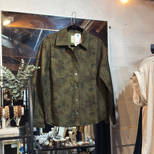 Hawthorne Jacket Olive Floral