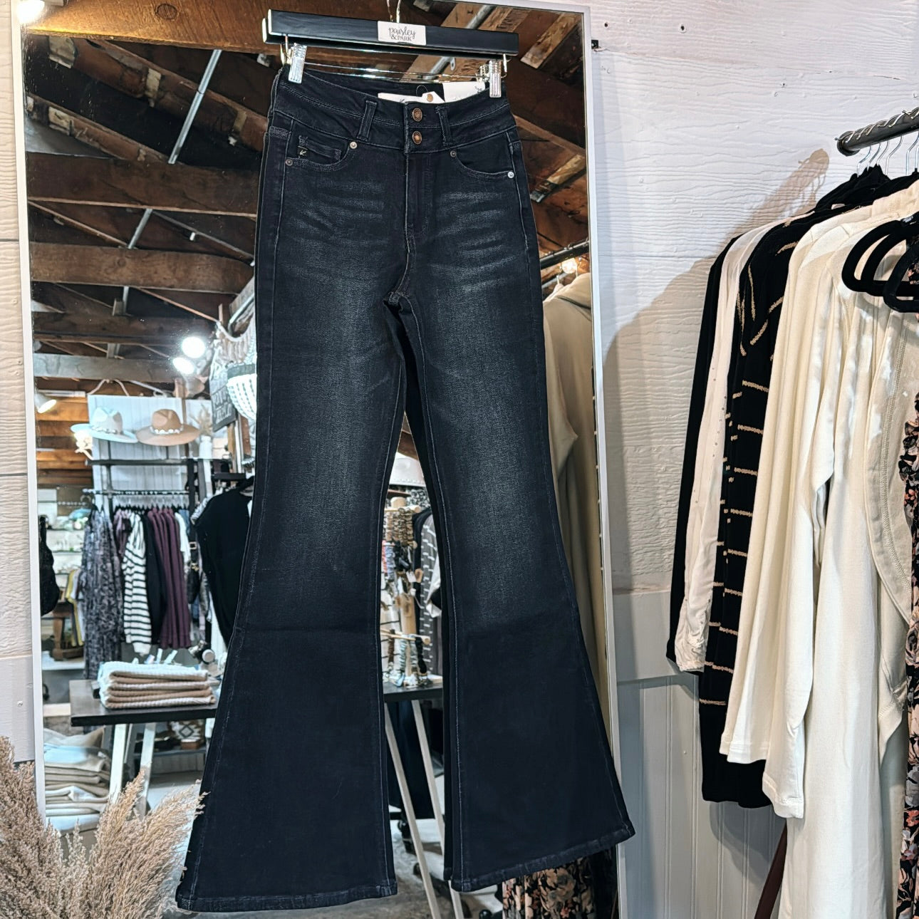 DoubleButton Flare Jeans