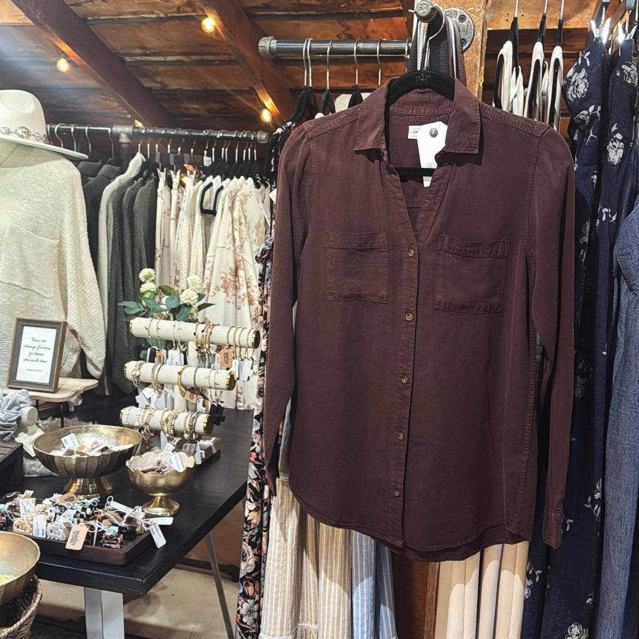 Ginger Shirt - Mahogany