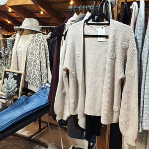 Floral Sleeve Cardigan