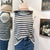 Gauze Striped Tank