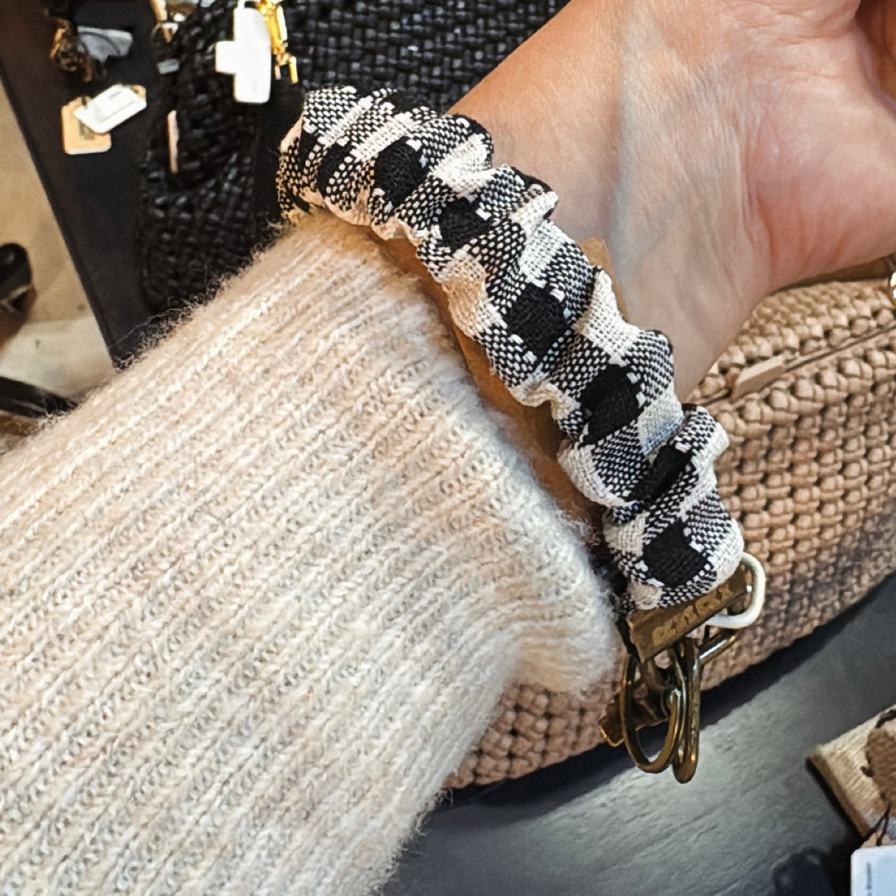 Andi Scrunchie Keychain